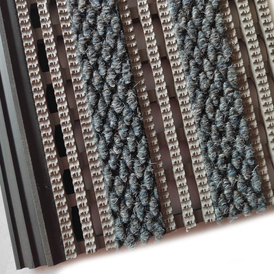 Hochleistungsantibeleg-Sicherheits-Boden-Matte PVC-Gitter-Teppich für Eingang 120 cm X 10 M