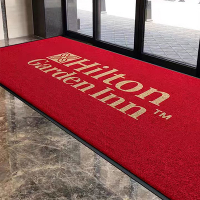 Personalisiertes Hotel-Logo Gewerbliche Eingangsmatten / Teppich 8 mm Stapelhöhe