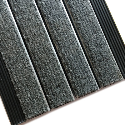 Aluminiumantitiefe beleg-Sicherheits-Mat Grey Color Entrance Floor Mattings 18mm