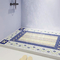 45CM*74CM breiten Antibeleg PVC weiches Bad Mat For Inside Bath Mat Barefoots 10MM aus