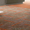 Feuerbeständiger modularer Teppich deckt 50x100CM Nylon-Teppichboden-Bedeckung mit Ziegeln