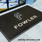 Nylonfaser unterstützender kundenspezifischer GummiLogo Mat Welcome Doormat Rug